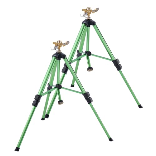 VEVOR three-height options for obstacle-free irrigation around landscaping.
