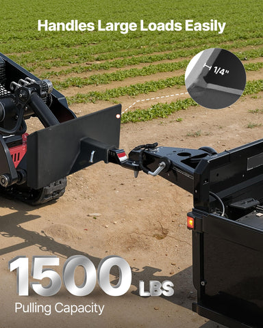 VEVOR universal mount plate with wide compatibility for Toro Dingo and more.