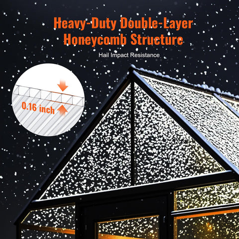 VEVOR UV-protected roof sheet maintains clarity and blocks most UV rays