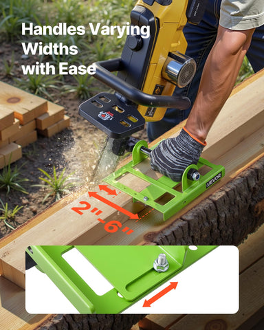 VEVOR vertical lumber cutting guide for accurate straight cuts.