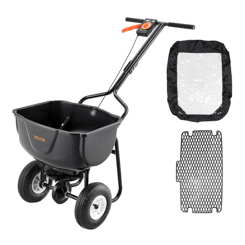 VEVOR Walk Behind Spreader with 60 lb capacity for fewer refills
