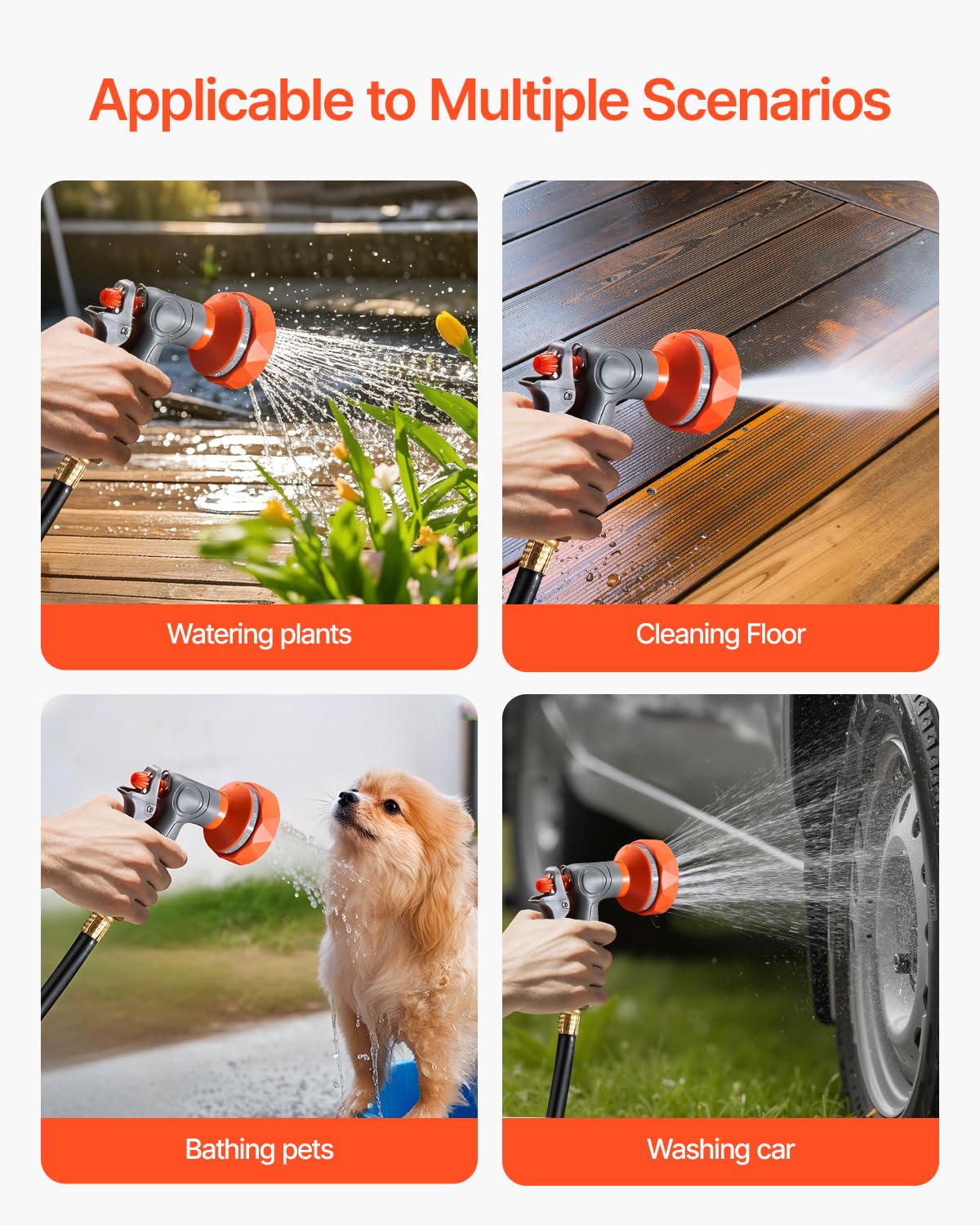 VEVOR weatherproof shell protects the reel in all seasons