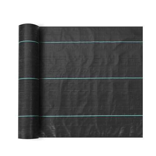 VEVOR weed barrier landscape fabric-installation-4-steps simplifies setup