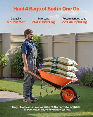VEVOR PU foam wheel provides quiet operation and flat-free performance.