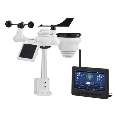 VEVOR Wi-Fi remote monitoring on a smartphone enables real-time weather checks.