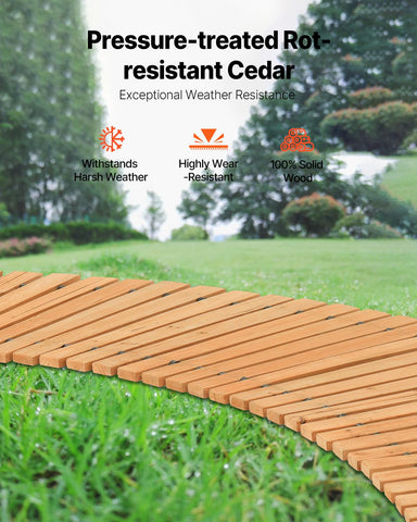 VEVOR non-slip surface close-up emphasizes safe footing in wet conditions.