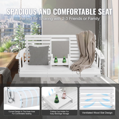 VEVOR swing foldable cup holder keeps beverages handy outdoors