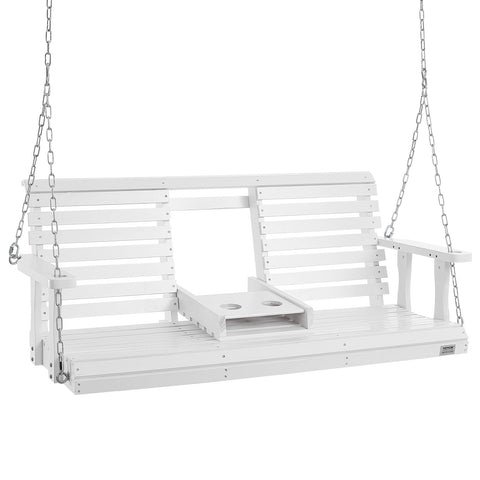 VEVOR wooden porch swing frame for durable outdoor seating