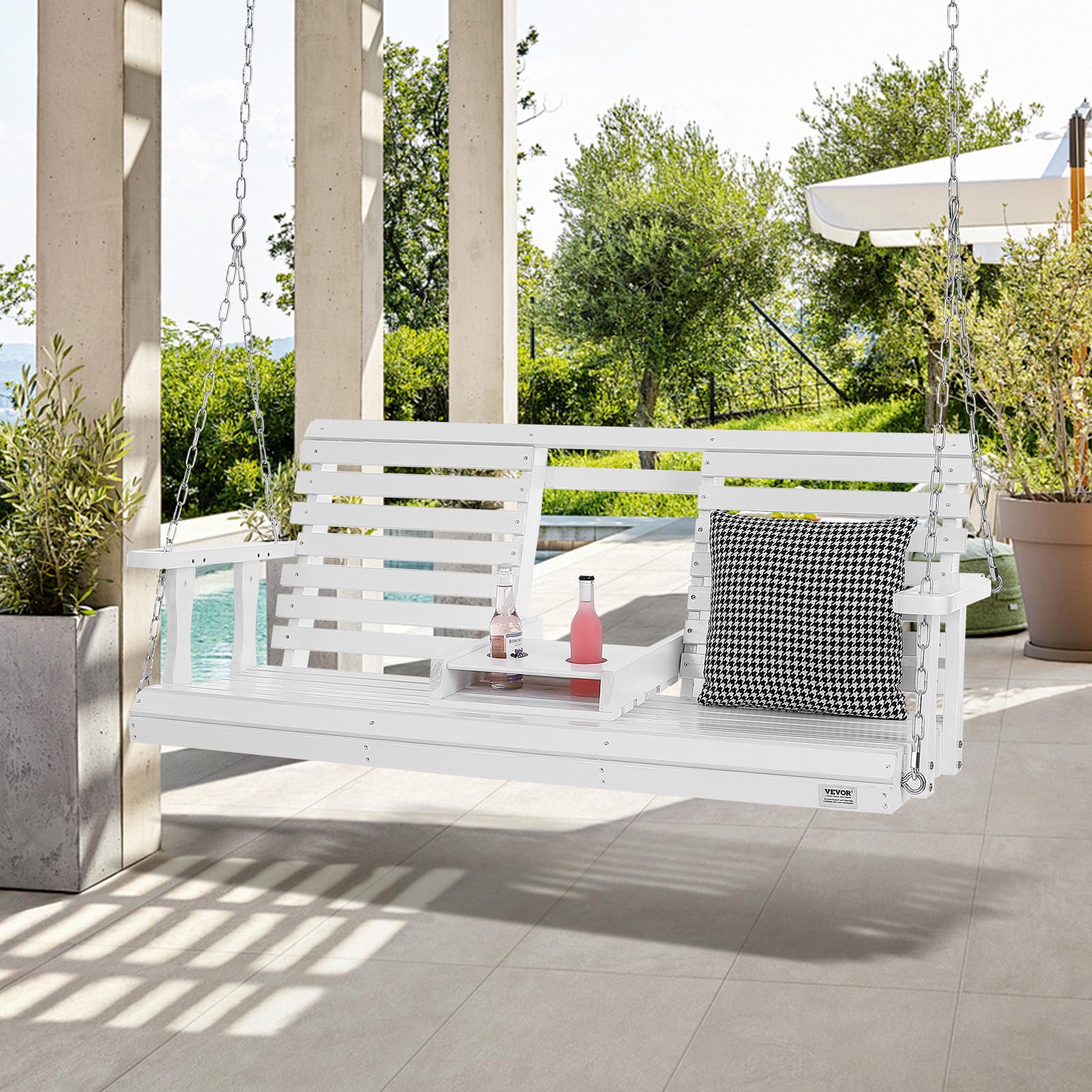VEVOR two-to-three person seat supports cozy gatherings outside