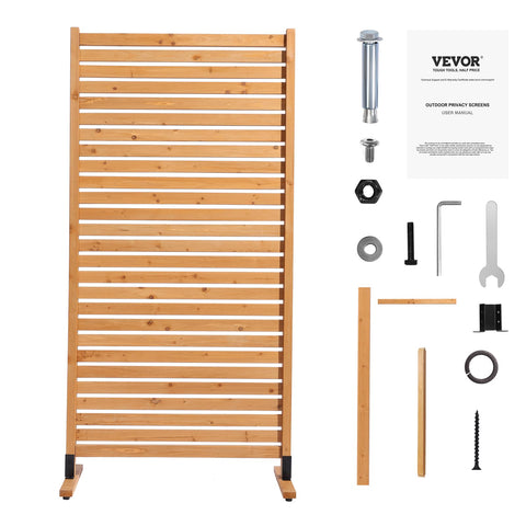 VEVOR wooden privacy screen privacy-visual-block helps define space
