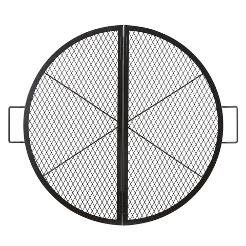 VEVOR X-Marks fire pit grate folded for easy transport