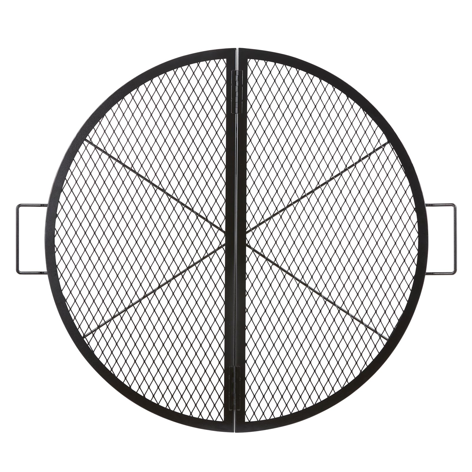 VEVOR X-Marks fire pit grate offers a large 36-inch cooking area for groups