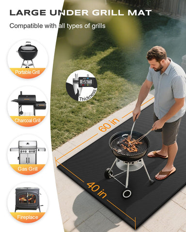 Vewaci foldable, portable mat for camping, tailgating, and backyard grills.