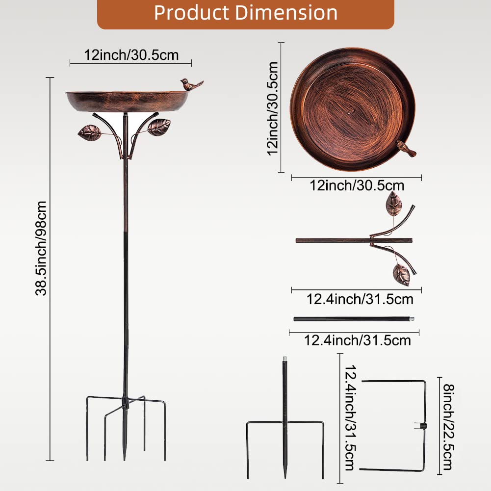 VEWOGARDEN five-pronged base provides stable support in windy spaces