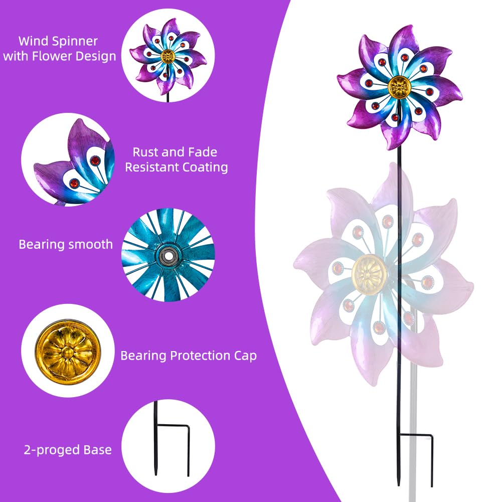 VEWOGARDEN anti rust coated spinner for dependable outdoor use