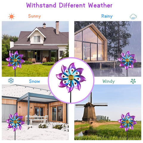 VEWOGARDEN 10 W x 37 H dimension wind spinner stands out