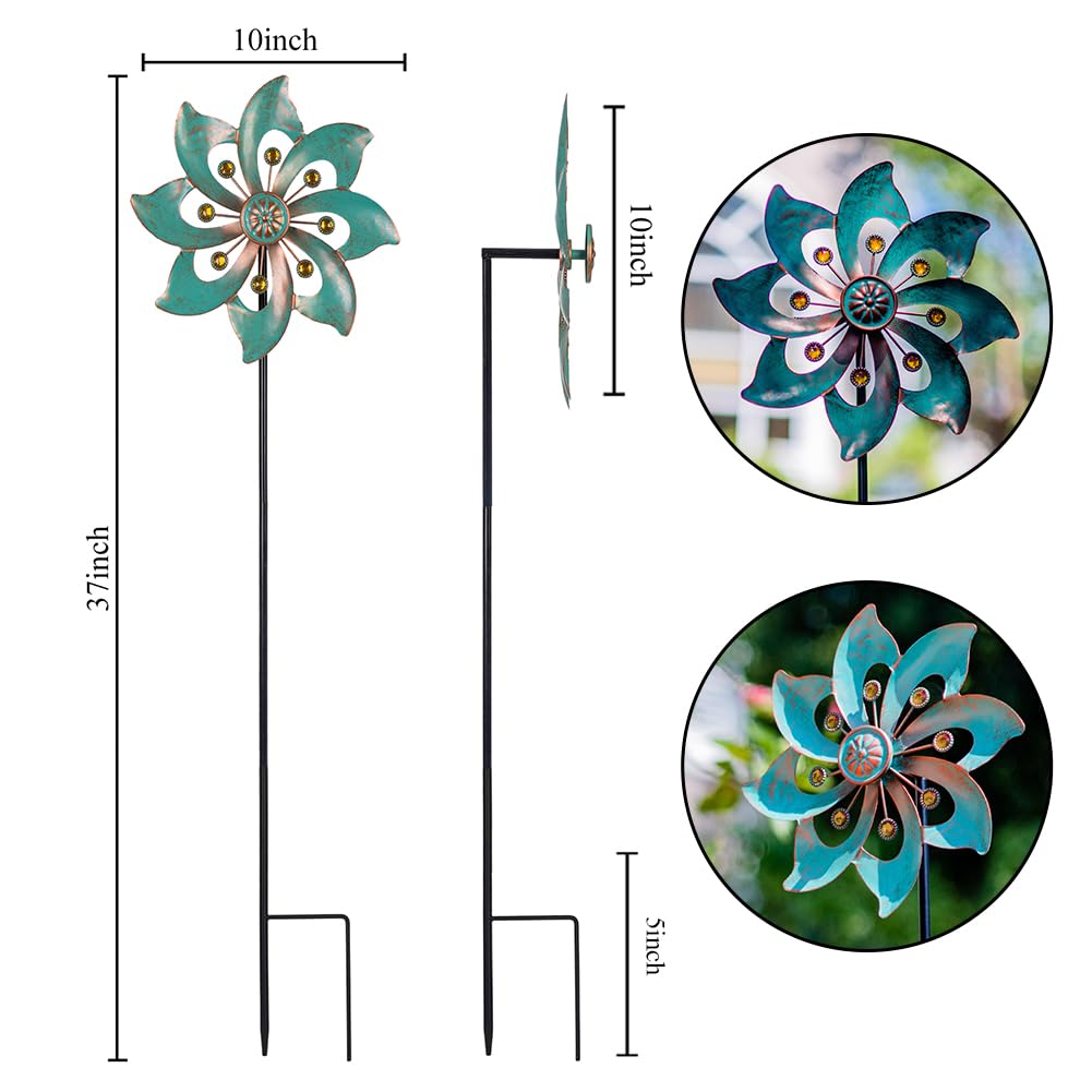 VEWOGARDEN metal wind spinner rustproof design for outdoor durability