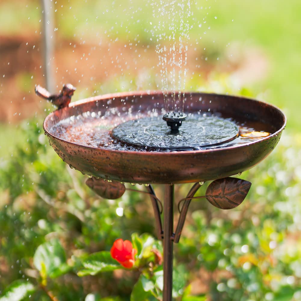 VEWOGARDEN compatible with solar fountain attracts birds with movement