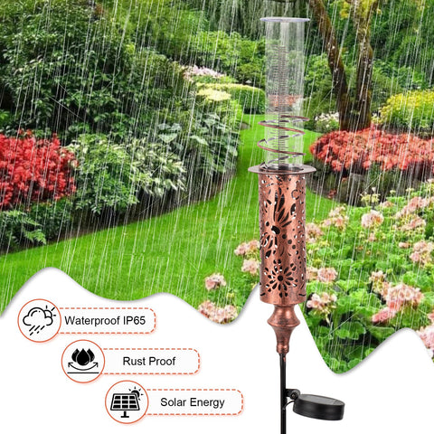 VEWOGIFT sturdy metal frame and clear acrylic tube for outdoor reliability