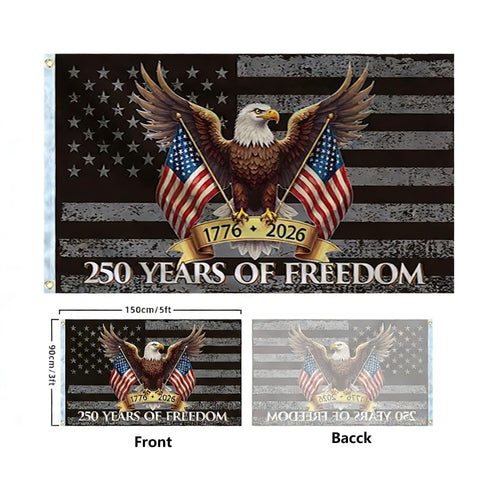 Veworn 3x5ft outdoor flag in black gray with sturdy polyester for multi-season use.