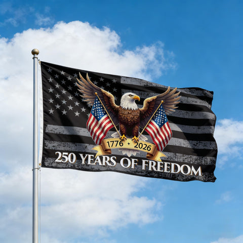 Veworn vibrant heritage print flag ideal for anniversary celebrations and outdoor decor.