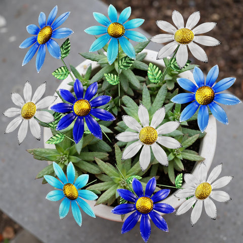 Vexercisehoop 10-pack outdoor flowers stake offers reliable ground installation.