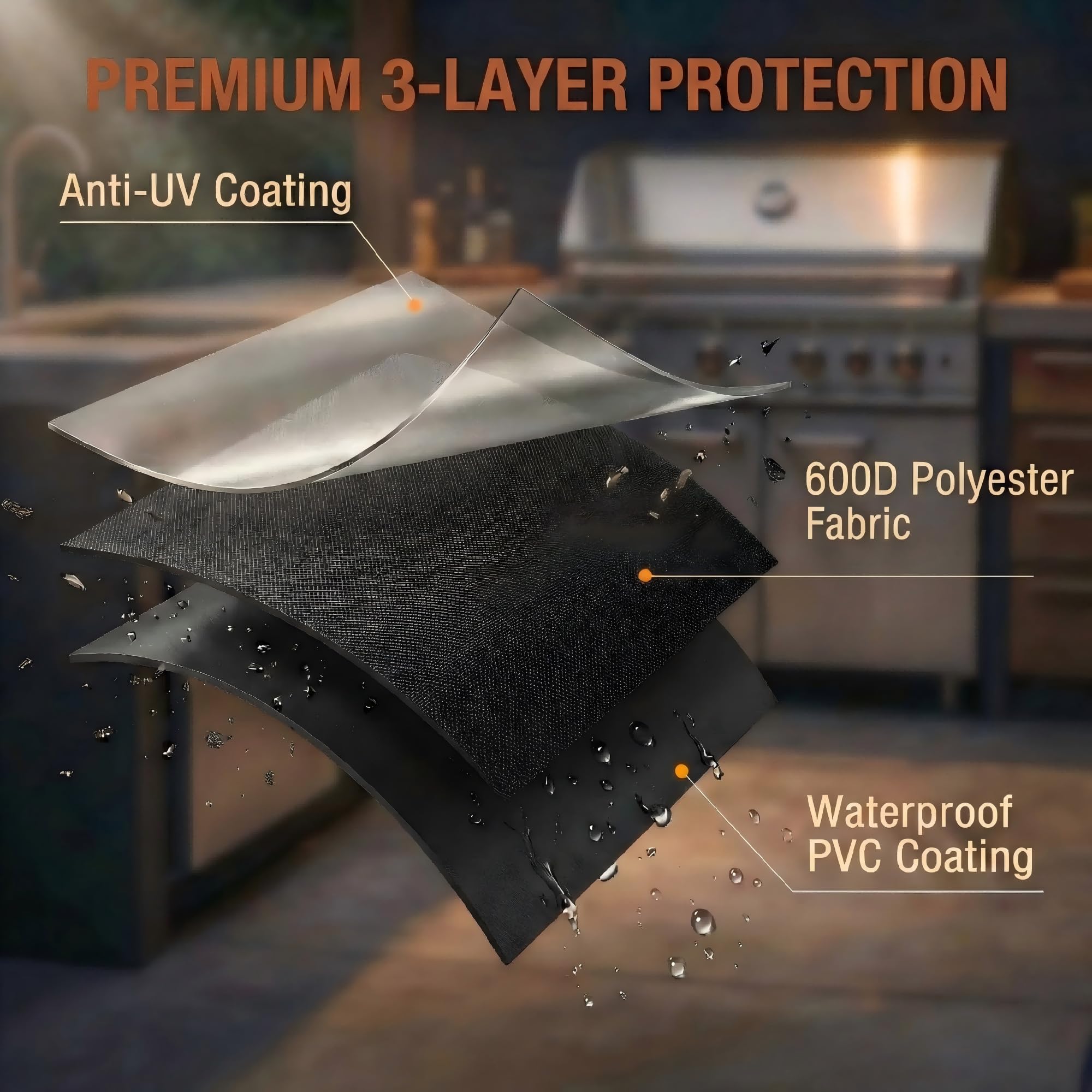 VEYEGIS reinforced seams help prevent leaks and wear
