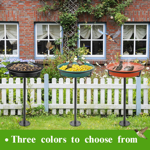 VeyFolzin.st bird feeder with stand for versatile placement