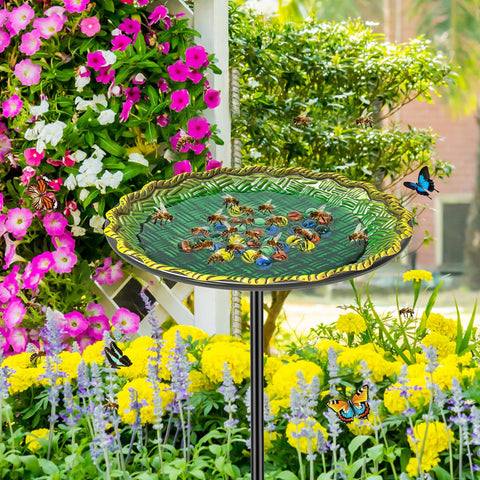 VeyFolzin.st Garden Deco Outdoor adds color to patio or lawn.