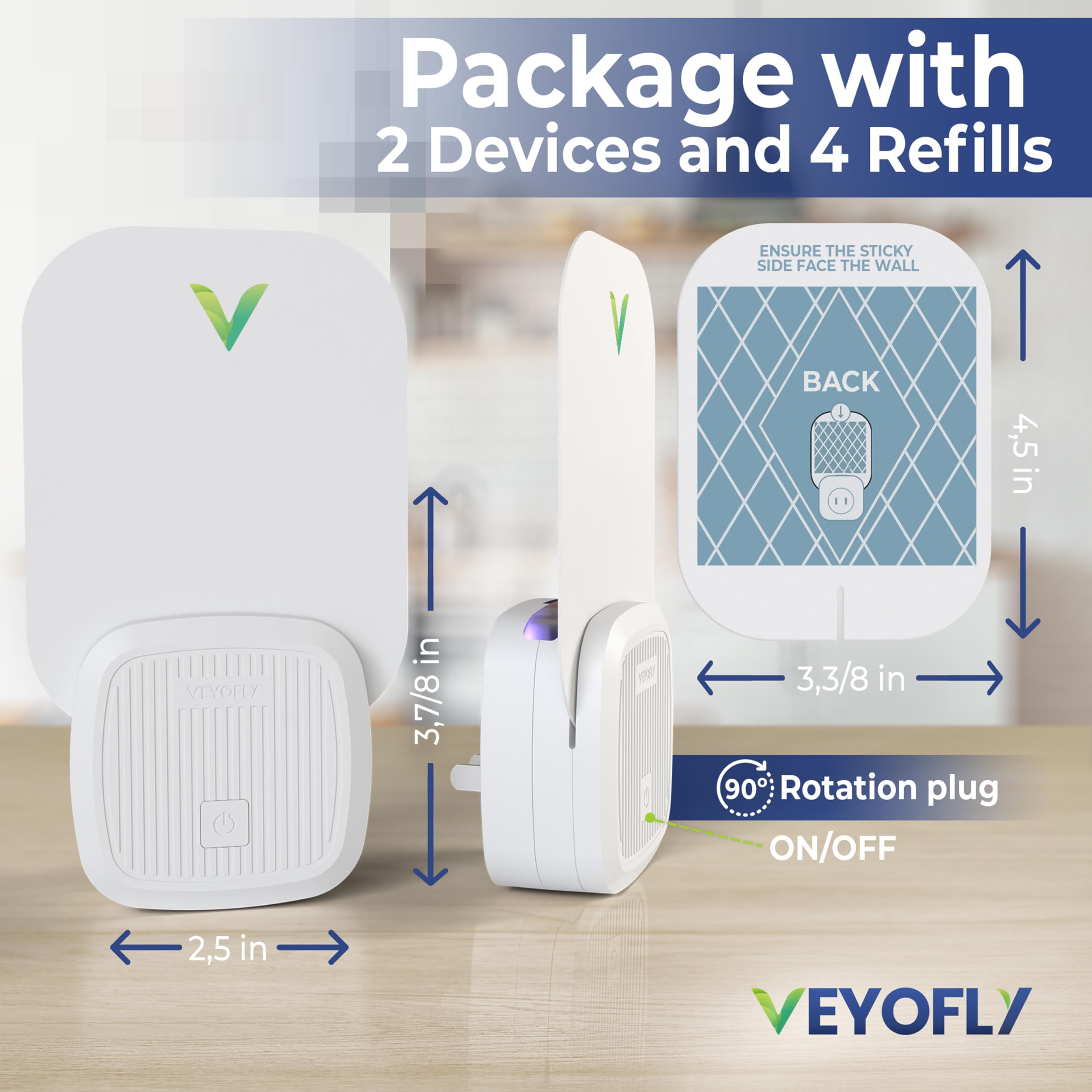 VEYOFLY bedroom setup with gentle glow near the bed for quiet nights.