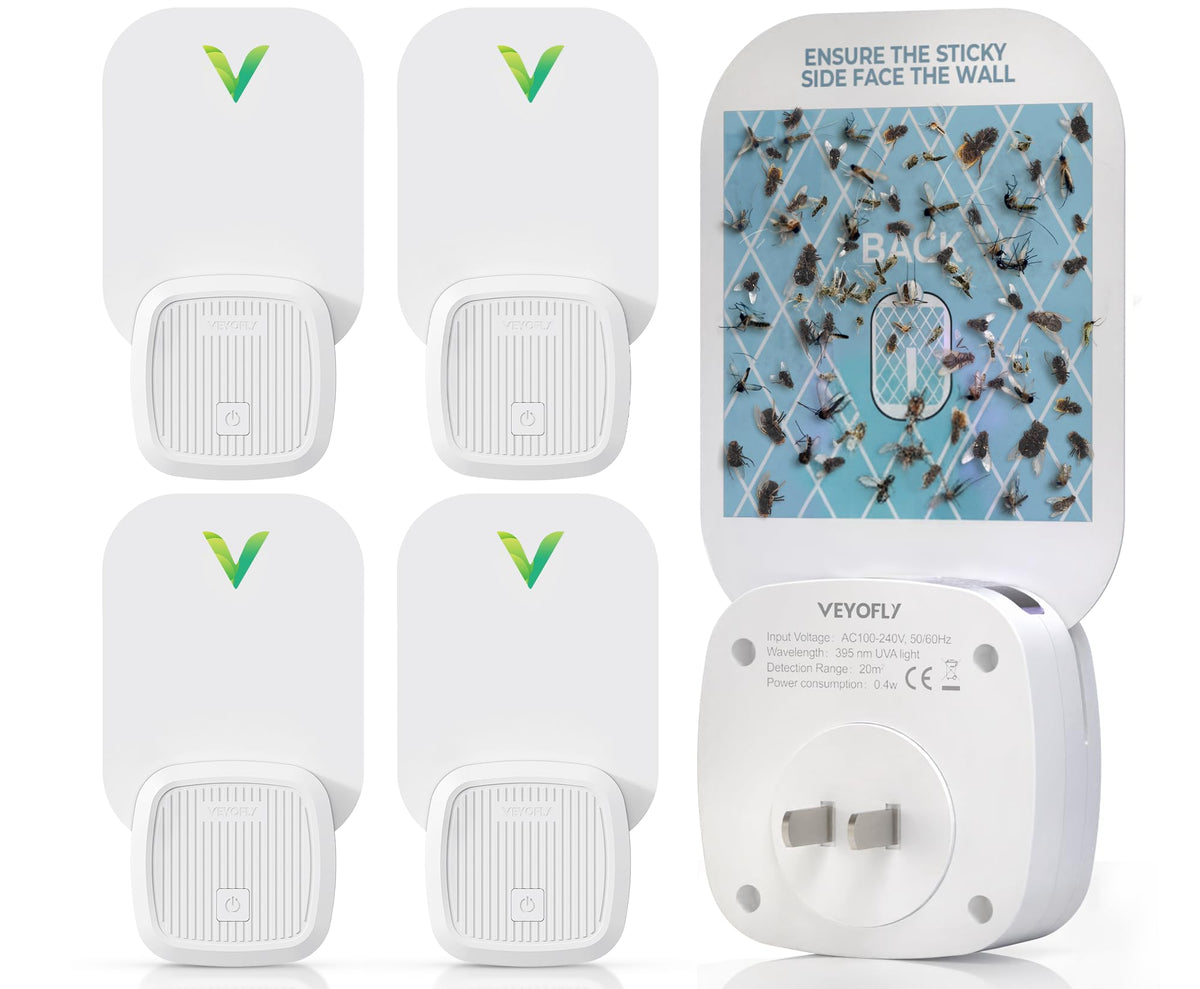 VEYOFLY fly catcher indoor front view for quiet, effective pest control.
