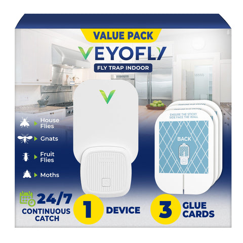 VEYOFLY fly trap indoor front view shows a stylish, unobtrusive pest control solution