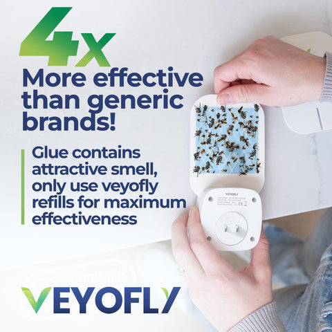 VEYOFLY glue-board-active-adhesion ensures insects stay stuck quickly.