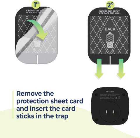 VEYOFLY plug-in fly trap in use, discreet odorless pest control