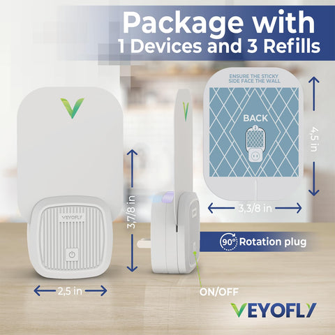 VEYOFLY plug-in unit uses low energy for continuous operation