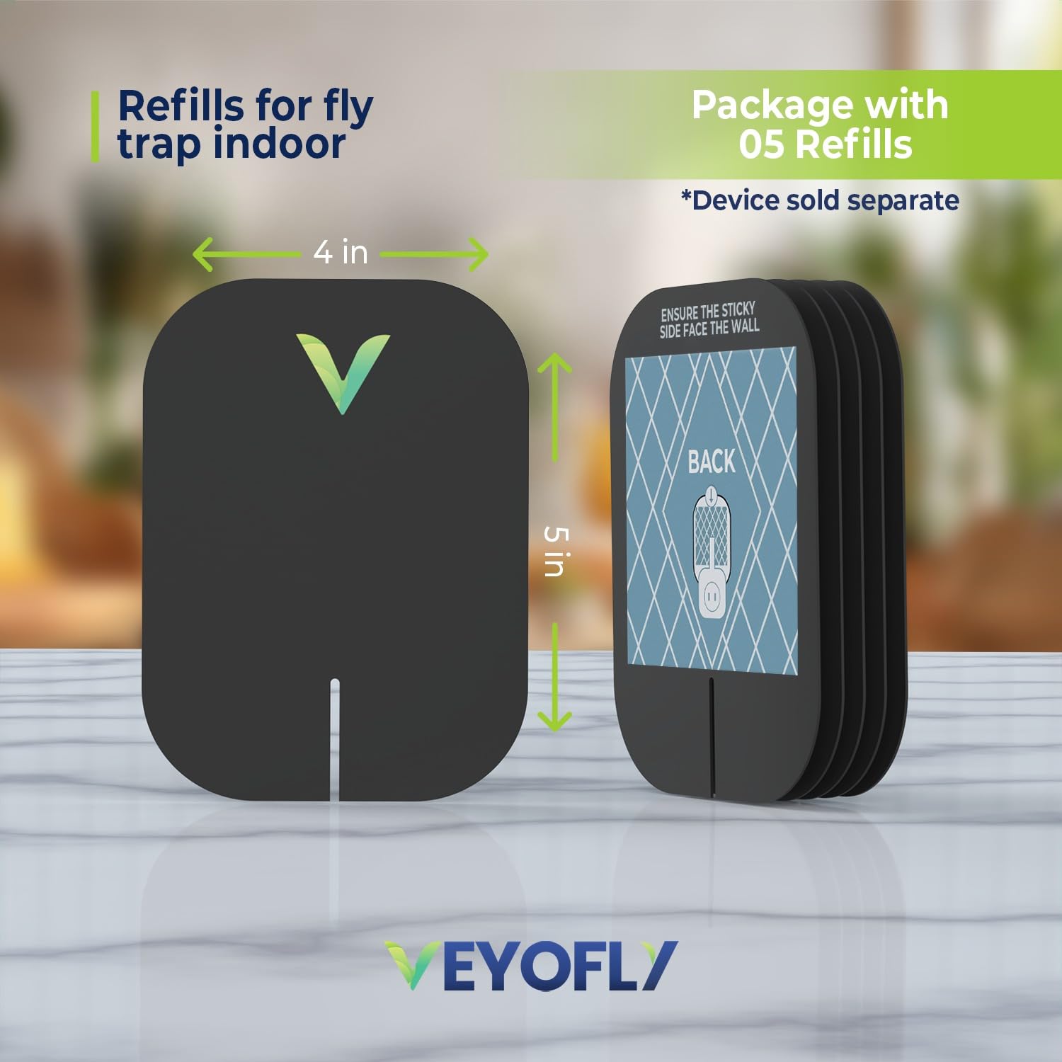 VEYOFLY pack of 5 glue boards, cost-effective indoor control replacement
