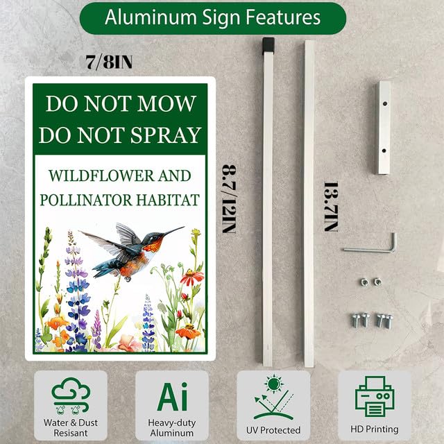 VFSXCMI school garden sign promotes pollinator awareness and learning.