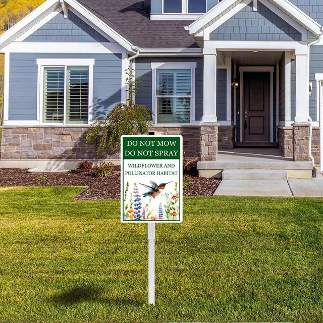 VFSXCMI included stakes securely hold the yard sign in soil.