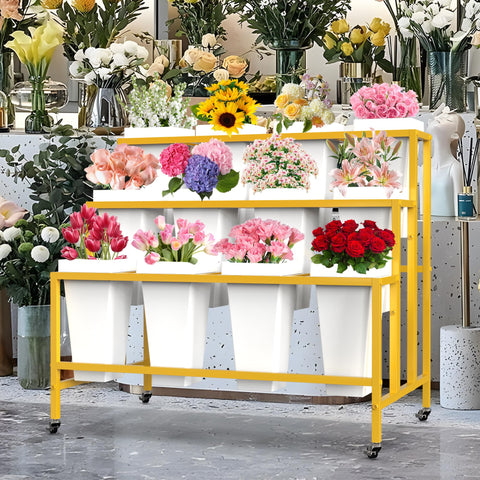 VGMiu easy assembly flower stand shown with simple setup and maintenance