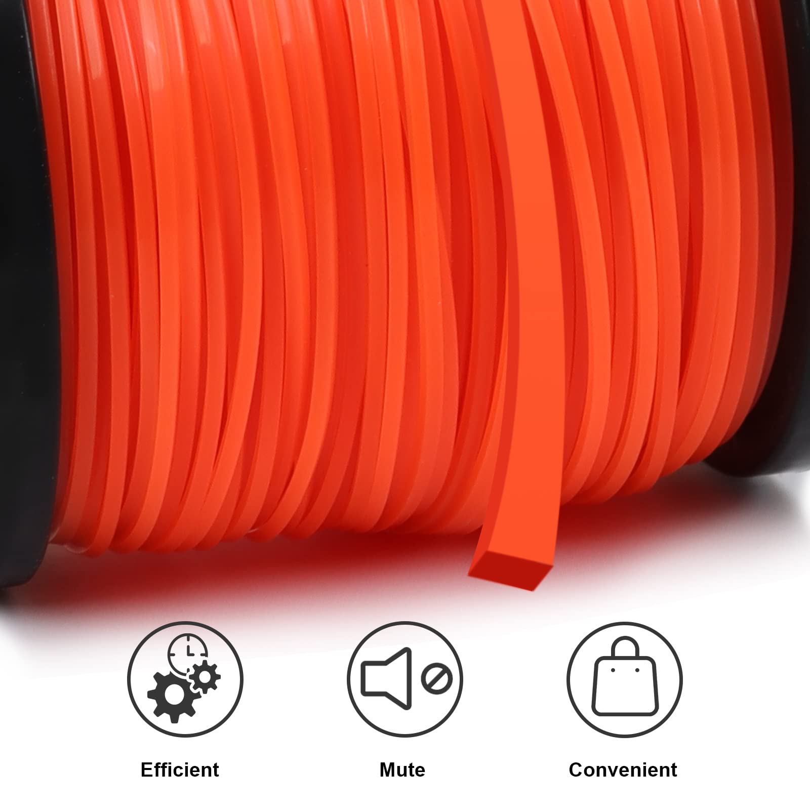 VIABRICO compatible with most gas and electric trimmers using 0.080 inch line