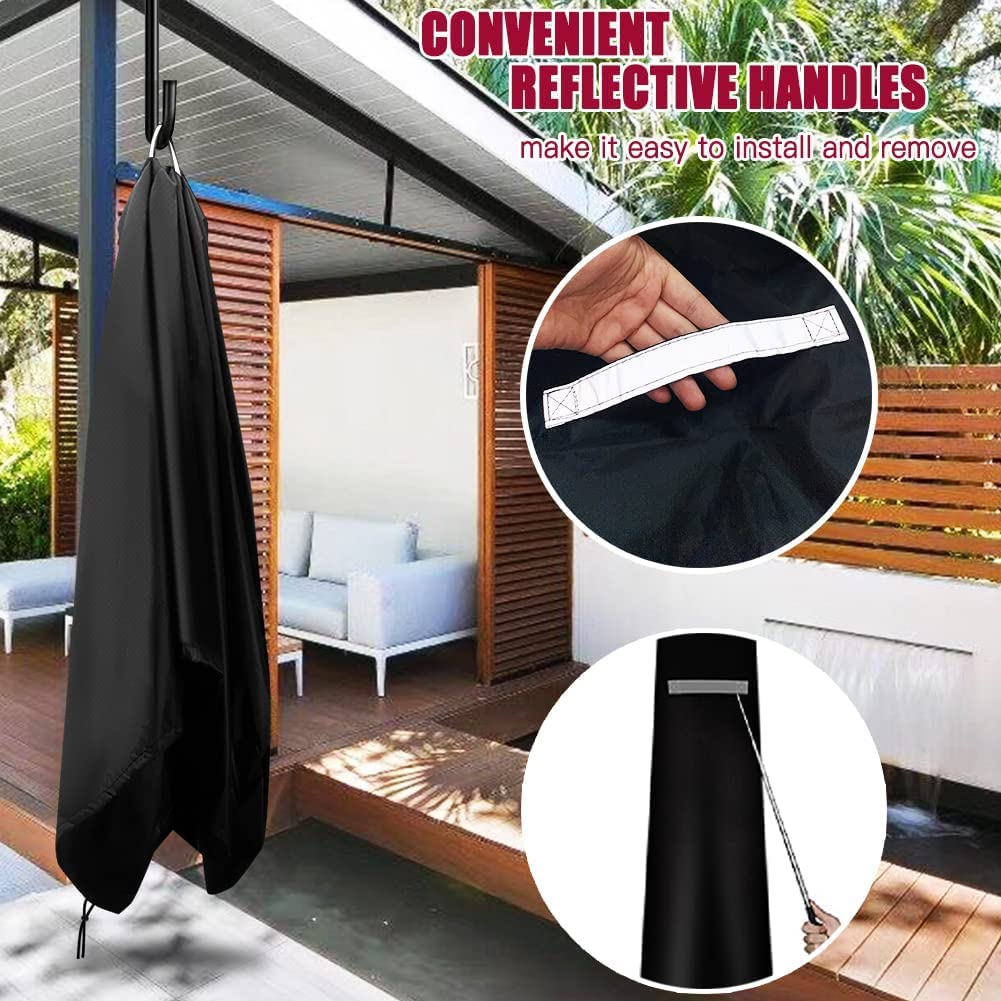 Viadom reflective handles improve nighttime visibility when fitting the cover