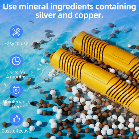 Vibement Spa Mineral Sticks offer a four-month lifespan with low maintenance.