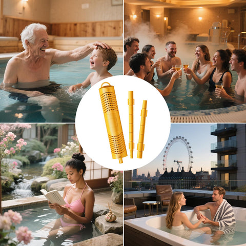 Vibement Spa Mineral Sticks suitable for pool and hot tub use.