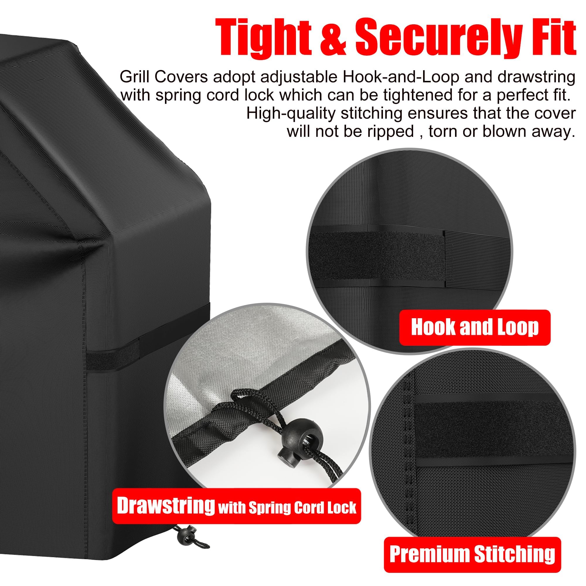 Viboos BBQ cover easy clean surface after use