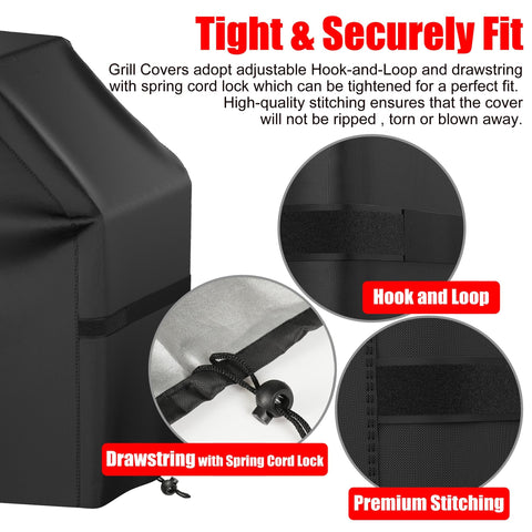 Viboos BBQ cover easy clean surface after use