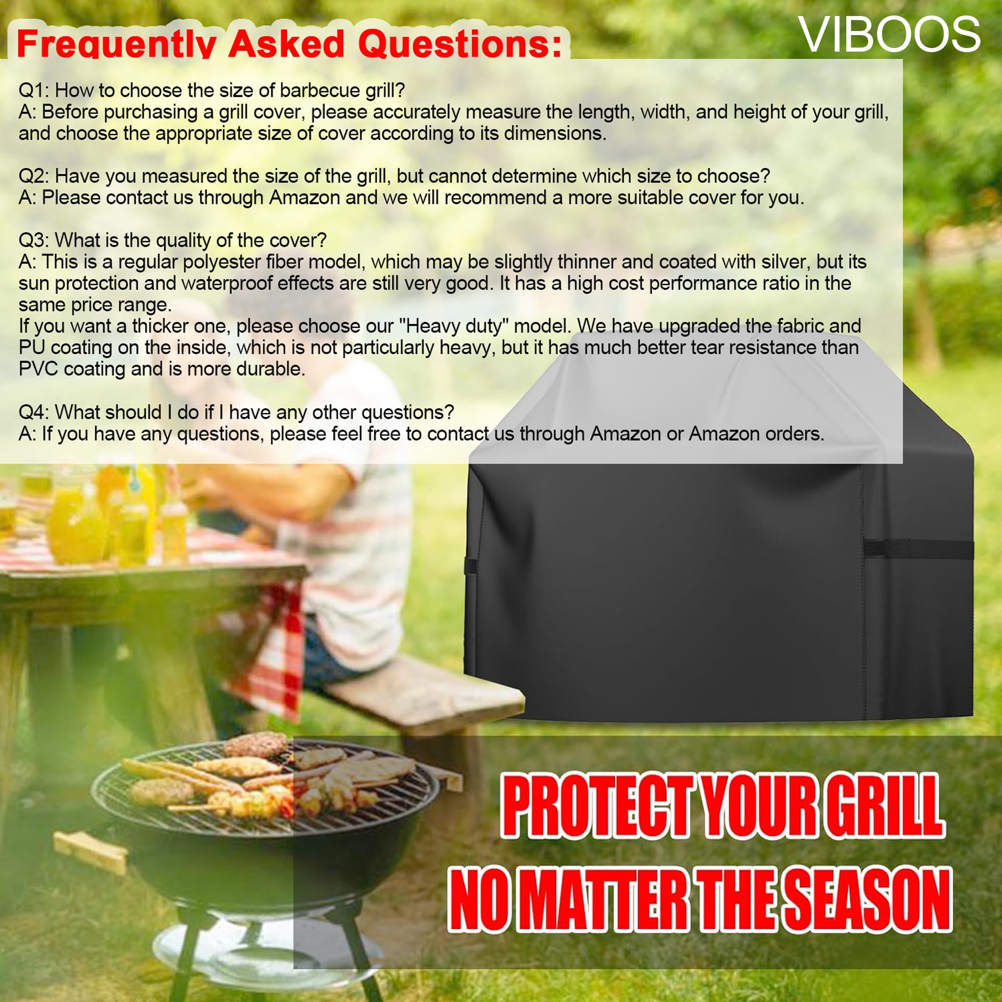 VIBOOS cover is easy to wipe clean and air dry.
