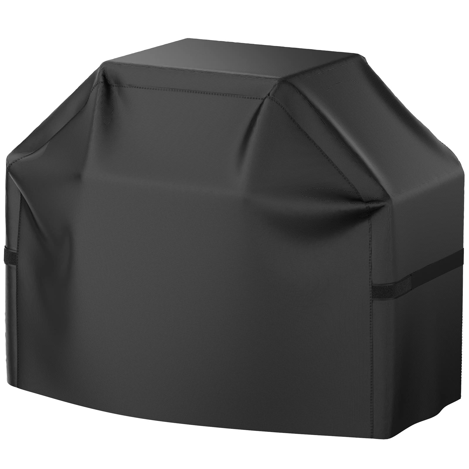 VIBOOS 58-inch grill cover front view protects against rain and sun.