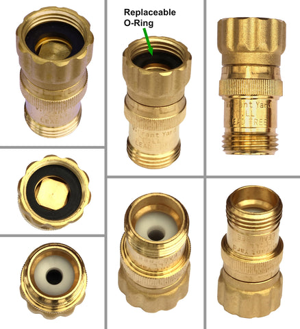 Vibrant Yard Company 3-4 inch hose thread regulator connection
