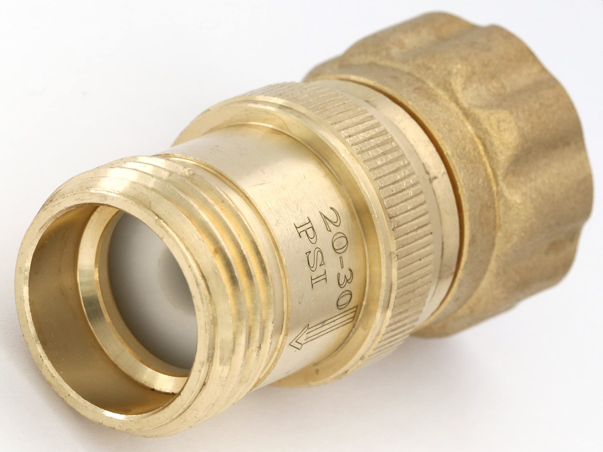 Vibrant Yard regulator ready for drip-system setup with 140 psi rating