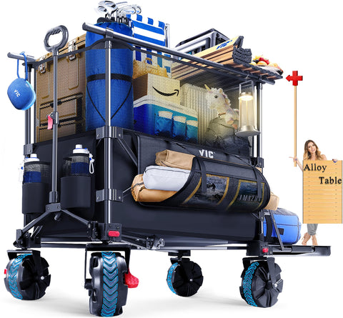VIC super cart with extended shelf for oversized loads